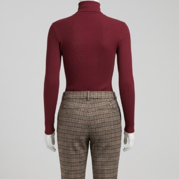 NWT 41 Hawthorn Turtleneck Top Burgundy M - Picture 6 of 11
